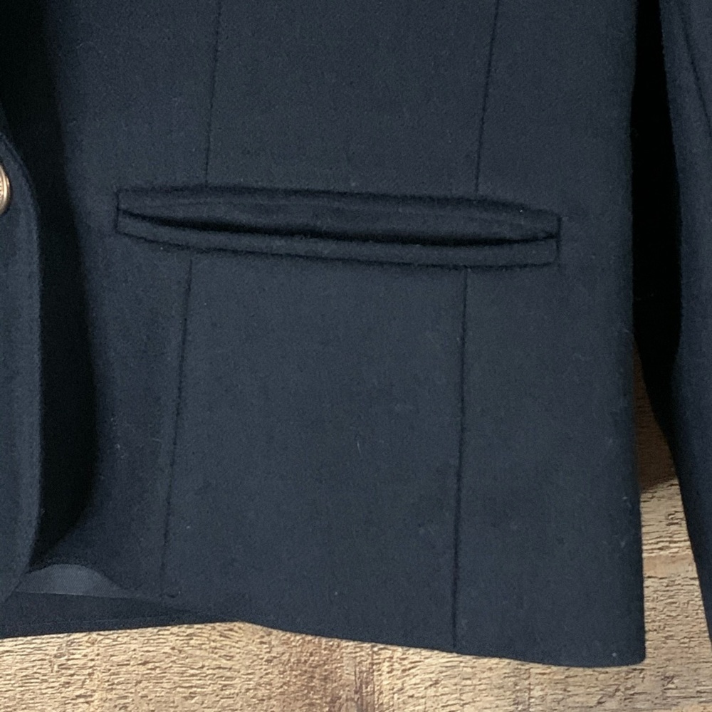 Pendleton Black Wool Crop Blazer Jacket Petite Me… - image 4